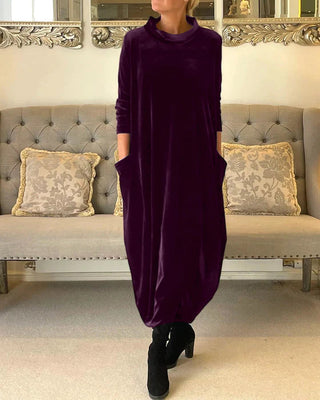 Laurie | Langarmkleid mit Taschen