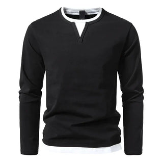 Alwin | Premium Langarmshirt aus gekämmter Baumwolle