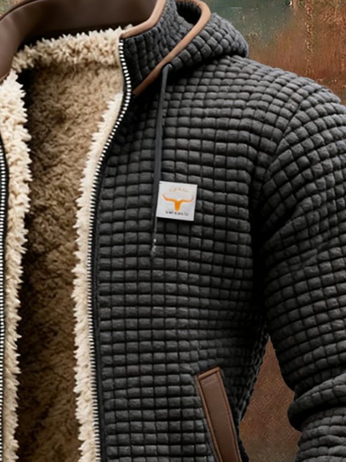 Mabyla | Steppjacke mit Sherpa-Futter und Reißverschluss