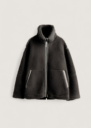 Maxine | Teddyjacke mit Reißverschluss