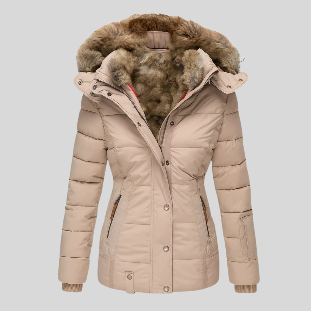 Mabyla | Gesteppter Parka mit Kunstfell-Kapuze für Damen
