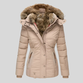 Mabyla | Gesteppter Parka mit Kunstfell-Kapuze für Damen