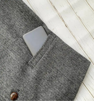 Jeremy | Wollgemischte Denim-Weste