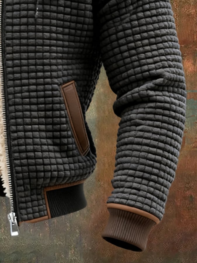 Mabyla | Steppjacke mit Sherpa-Futter und Reißverschluss