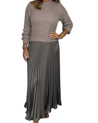 Elvira | Stilvolles 2-in-1 Kleid und Jacke