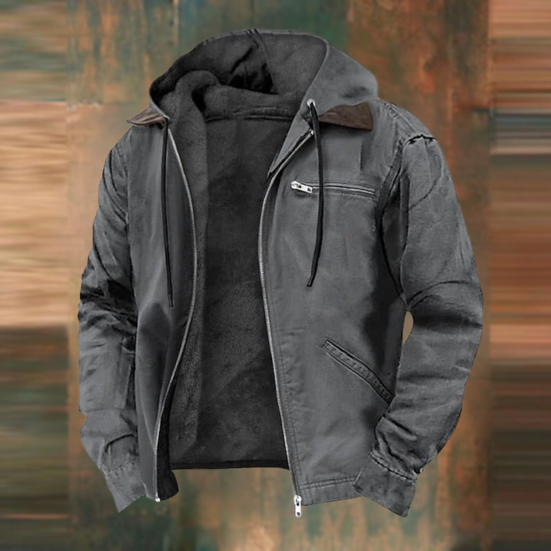 Luis | Jacke mit Reißverschluss und Kapuze