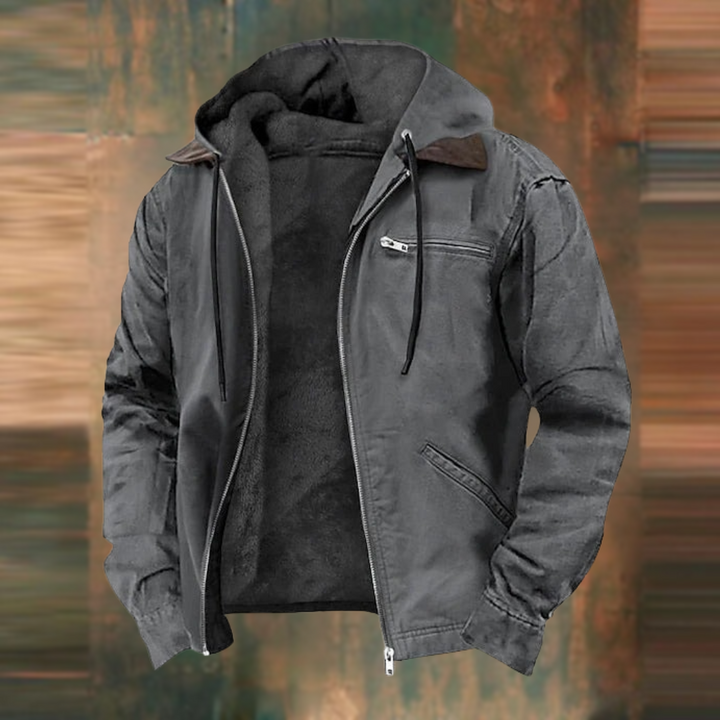 Luis | Jacke mit Reißverschluss und Kapuze