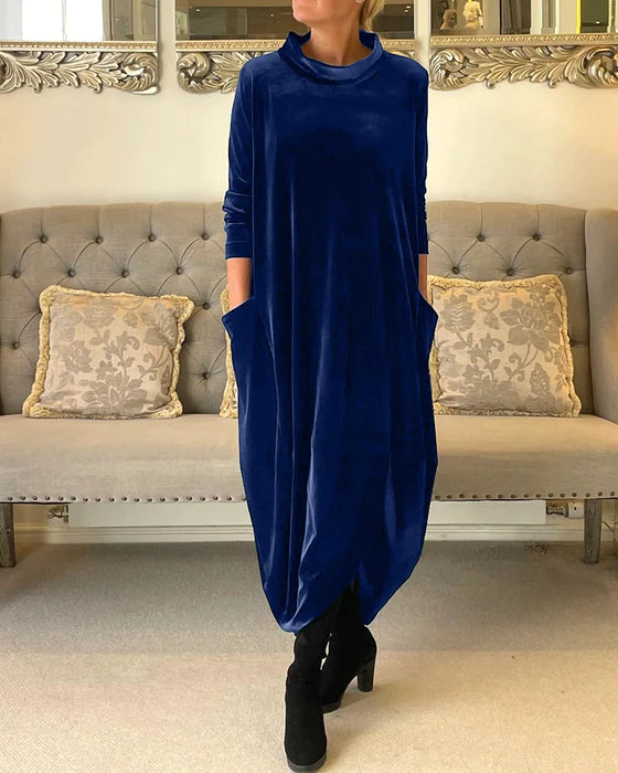 Laurie | Langarmkleid mit Taschen