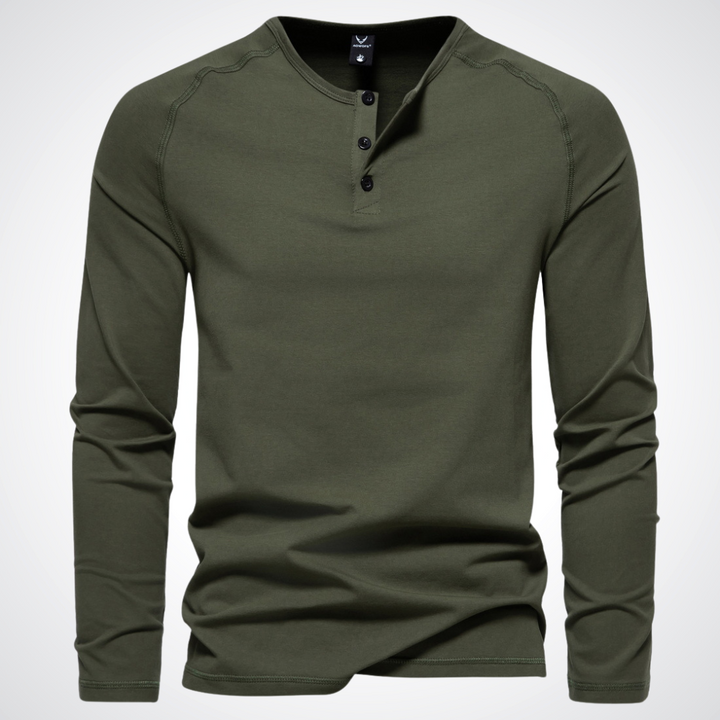 Joshua | Rundhals-Langarmshirt