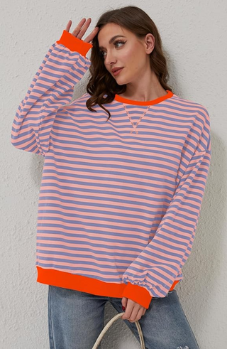 MANA | Gestreifter Oversized Sweater