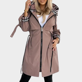 Mabyla | Eleganter Mantel mit Reißverschluss für Damen