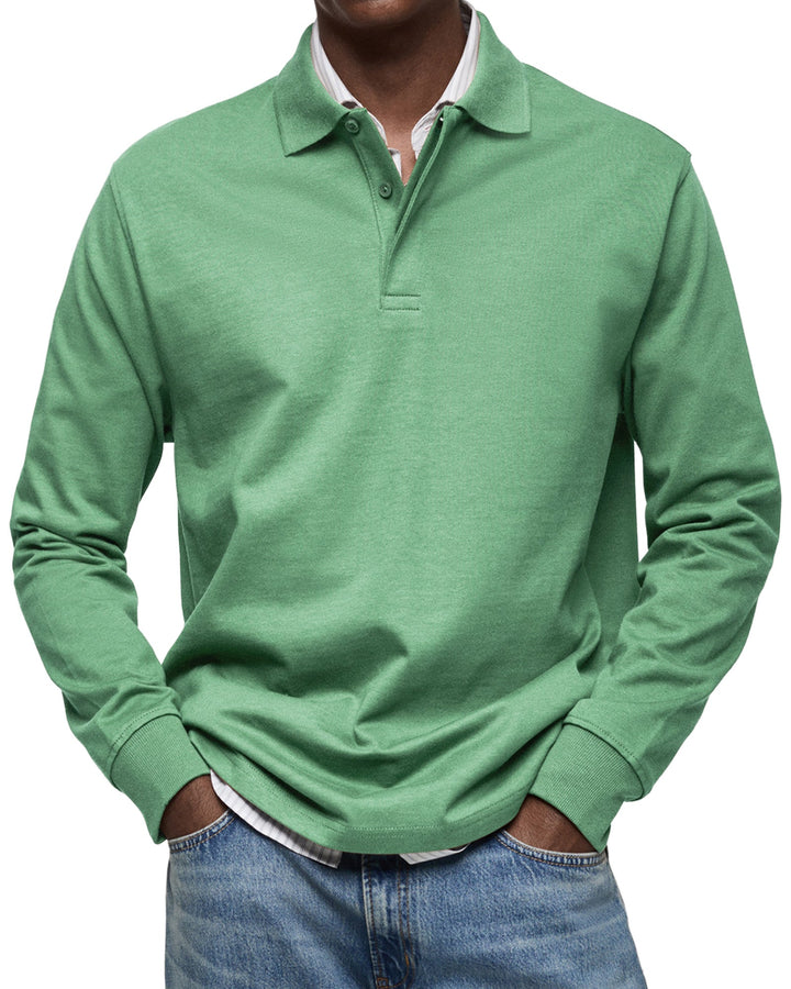 Hector | Langärmeliges Poloshirt