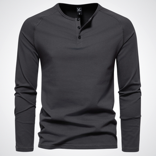 Joshua | Rundhals-Langarmshirt