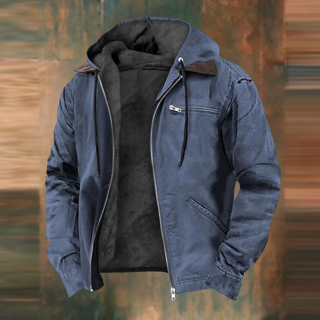 Luis | Jacke mit Reißverschluss und Kapuze
