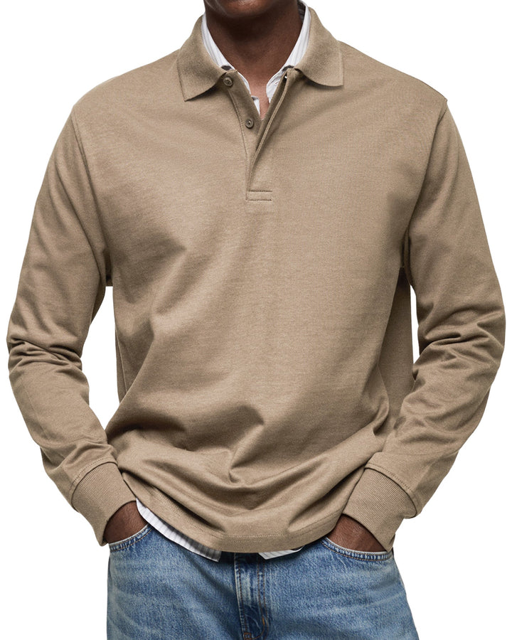 Hector | Langärmeliges Poloshirt
