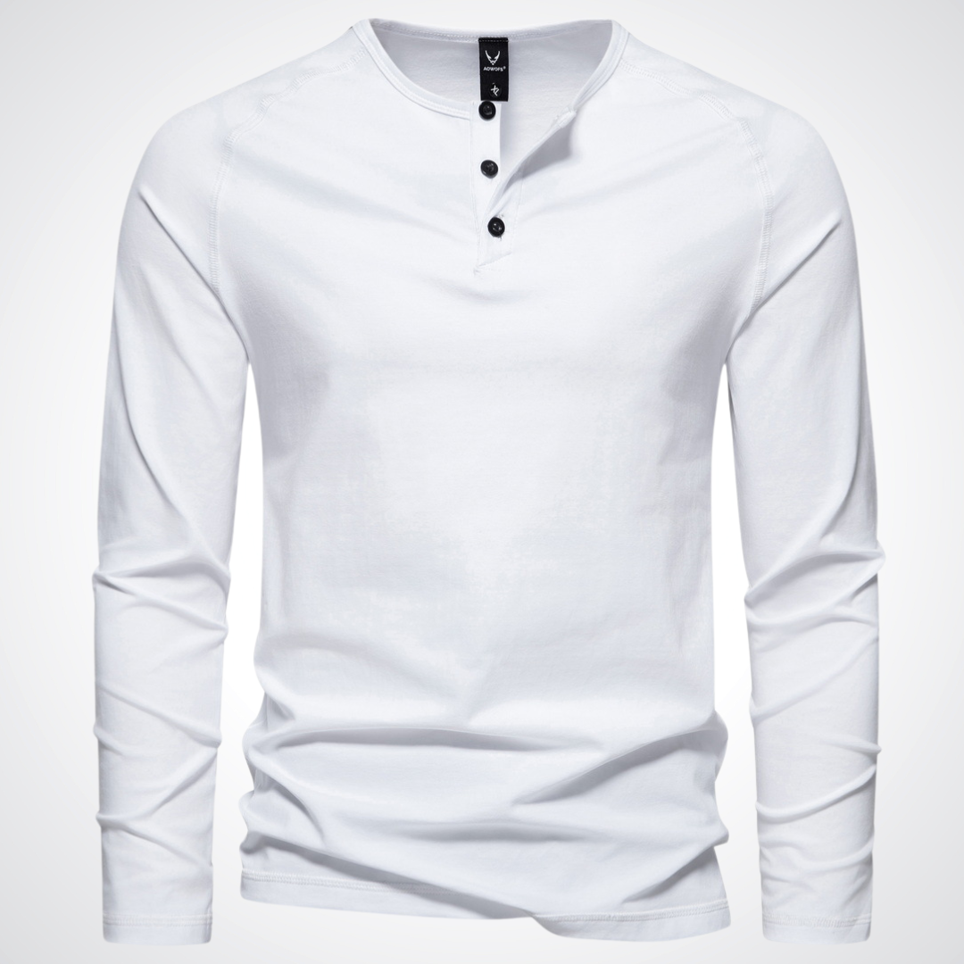 Joshua | Rundhals-Langarmshirt