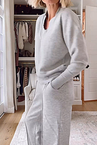 Rianne | Zweiteiliges Set mit V-Ausschnitt-Design