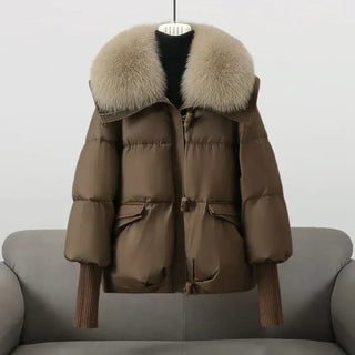 Leslie | Winterjacke mit Pelzkragen