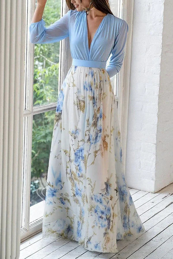 ESMEE | Elegantes Maxikleid mit schmeichelhaftem Schnitt
