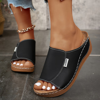 Isabelle | Komfortable Keil-Mule
