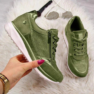 Mabyla | Elegante Sneaker mit Reißverschluss