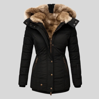 Mabyla | Gesteppter Parka mit Kunstfell-Kapuze für Damen