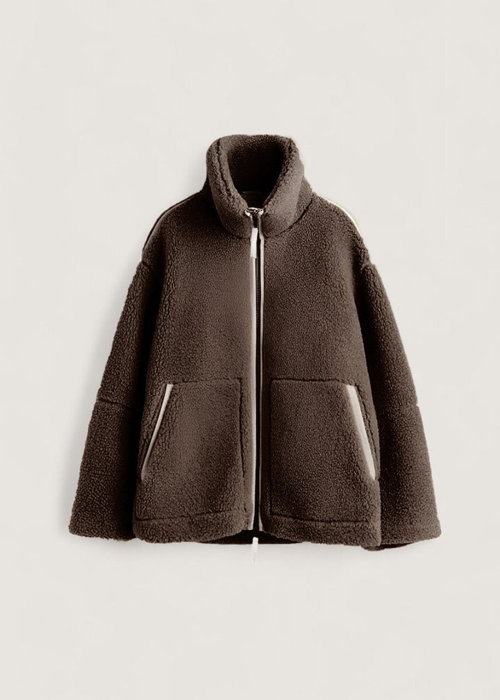 Maxine | Teddyjacke mit Reißverschluss