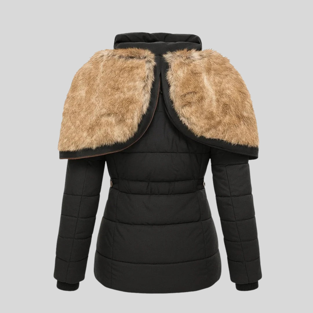 Mabyla | Gesteppter Parka mit Kunstfell-Kapuze für Damen