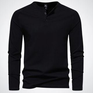 Joshua | Rundhals-Langarmshirt