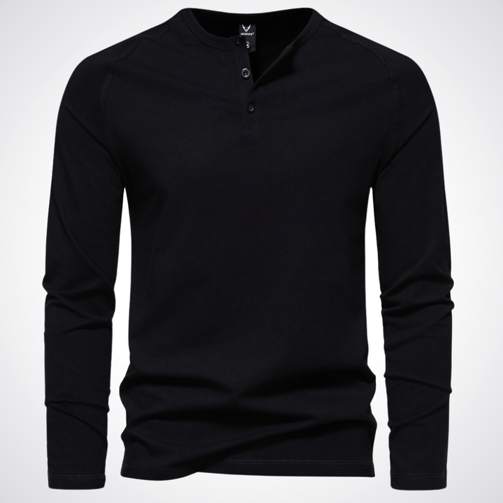 Joshua | Rundhals-Langarmshirt