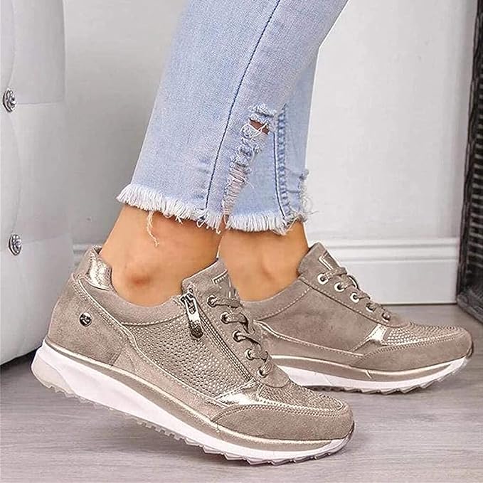 Mabyla | Elegante Sneaker mit Reißverschluss
