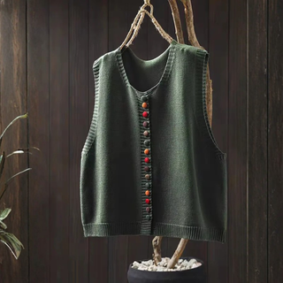 Bridget | Strickweste mit V-Ausschnitt