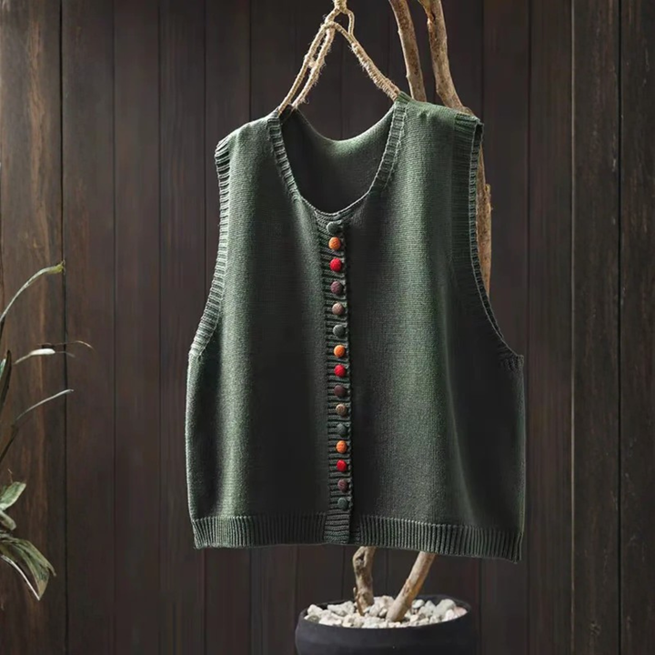 Bridget | Strickweste mit V-Ausschnitt