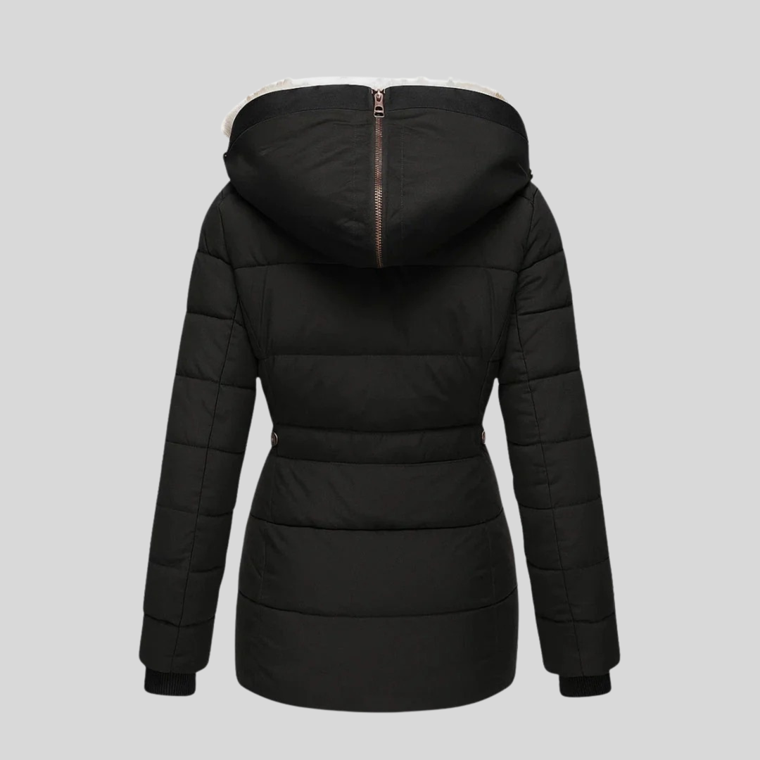 Mabyla | Gesteppter Parka mit Kunstfell-Kapuze für Damen