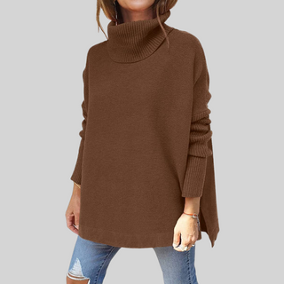 ANNELISE I Oversize Pullover mit Rollkragen