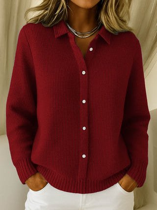 Lucy | Klassische Strickjacke