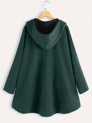 Ivana | Oversized-Mantel mit Kapuze