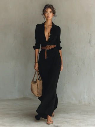 VICTORIA | Langes lässiges Kleid