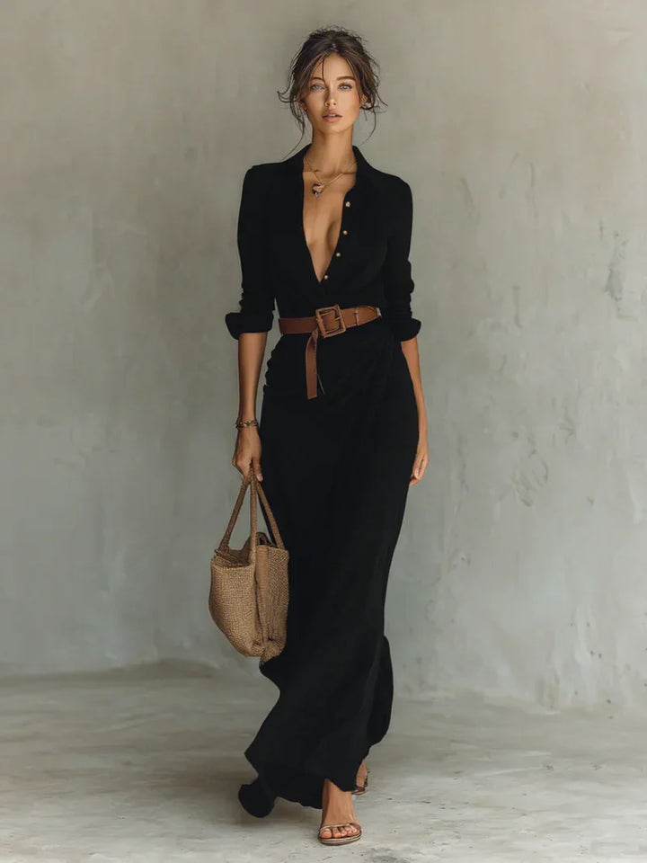 VICTORIA | Langes lässiges Kleid