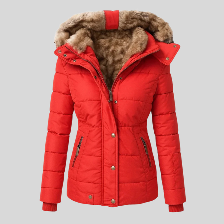 Mabyla | Gesteppter Parka mit Kunstfell-Kapuze für Damen