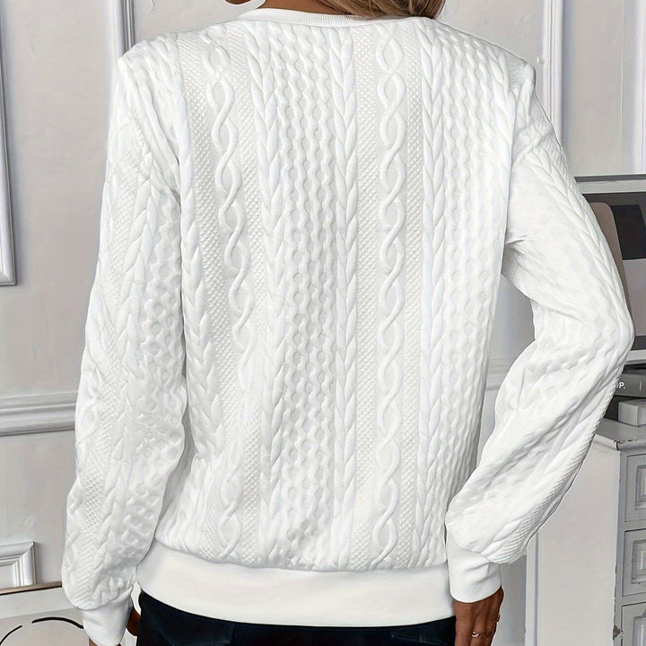 LUCIA I Pullover mit Reißverschluss