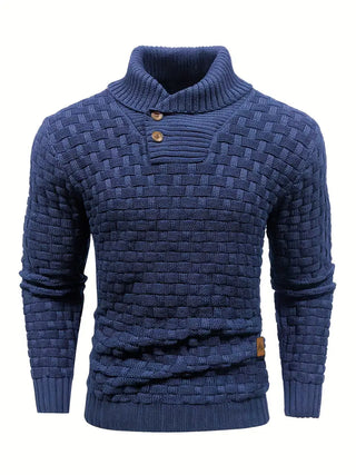 Jarren | Strickpullover im Slim Fit mit Kragen