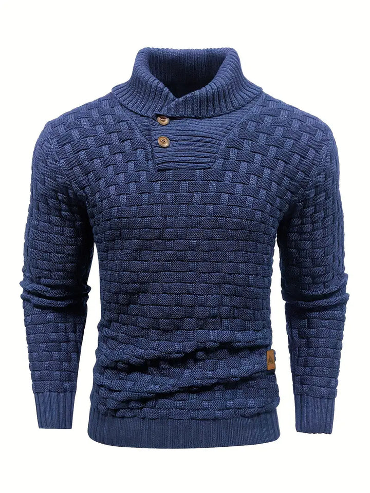 Jarren | Strickpullover im Slim Fit mit Kragen