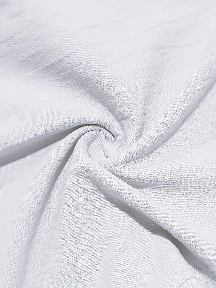 NICHOLS | WEITE LEINENHOSE MIT KORDEL