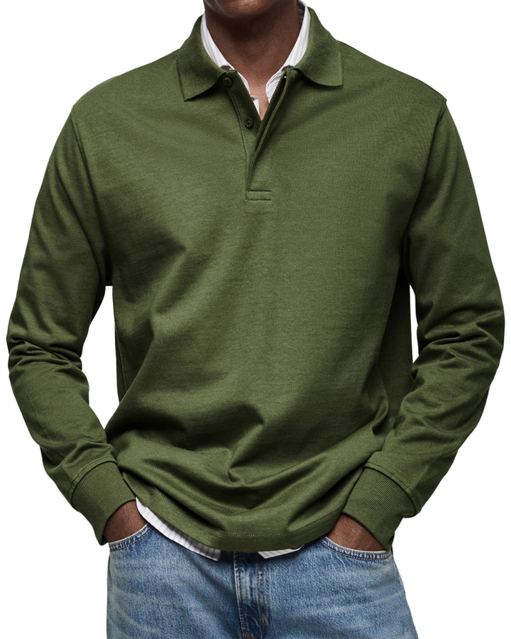 Hector | Langärmeliges Poloshirt