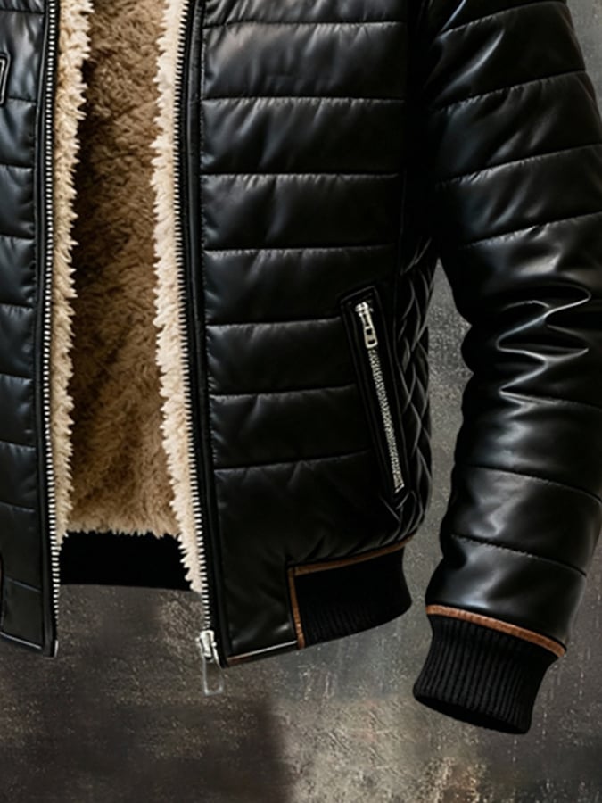 Mabyla | Klassische Jacke mit Reißverschluss und weichem Futter