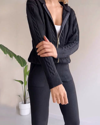 Antonia | Zweiteiliges Jacquard-Set