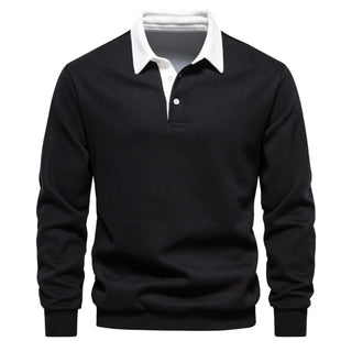 Randall | Lässiger Pullover mit Kragen
