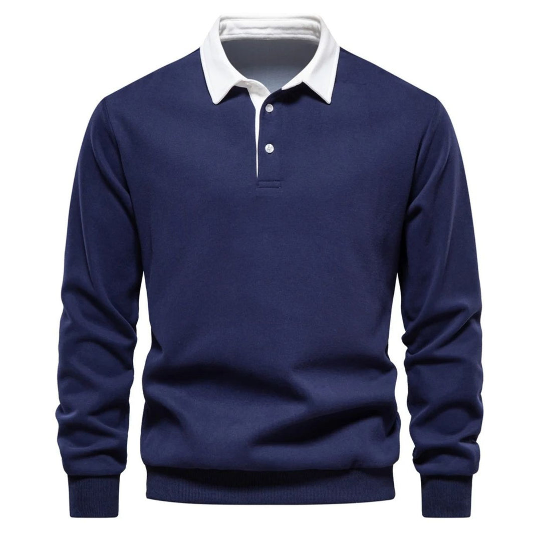 Randall | Lässiger Pullover mit Kragen