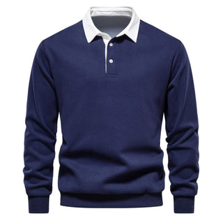 Randall | Lässiger Pullover mit Kragen